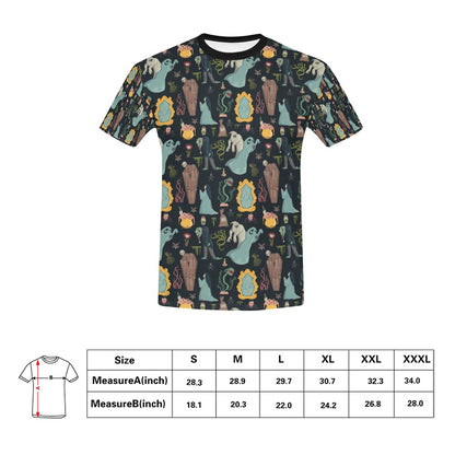 Creepy Print Design LKS303 Men's All Over Print T-shirt