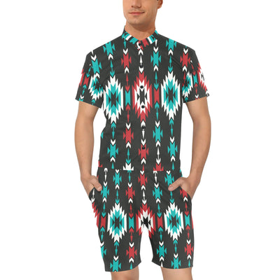 Native Pattern Print Design A08 Men's Romper