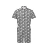 Tribal Turtle Polynesian Themed Print Men's Romper