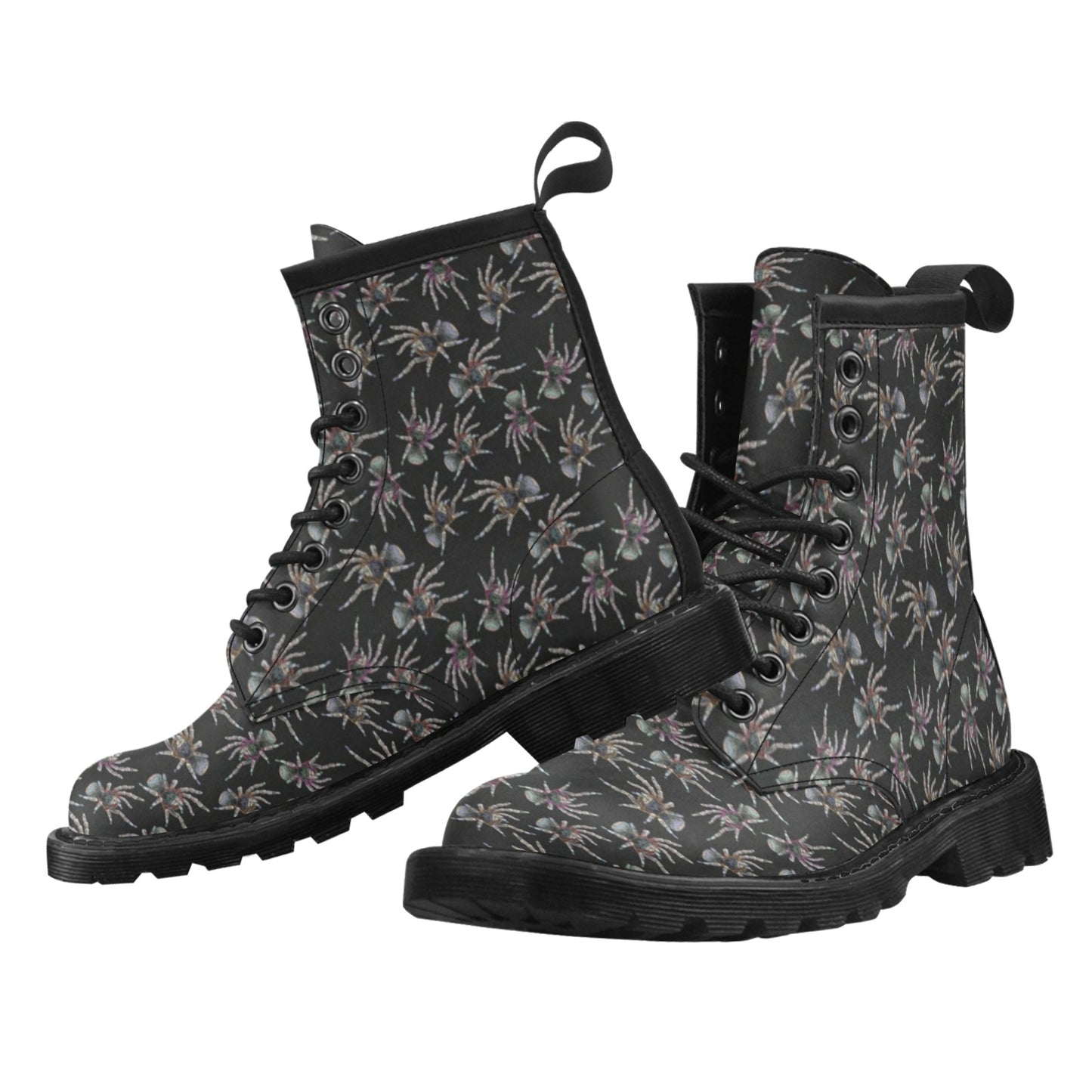 Tarantula Print Design LKS402 Women's Boots