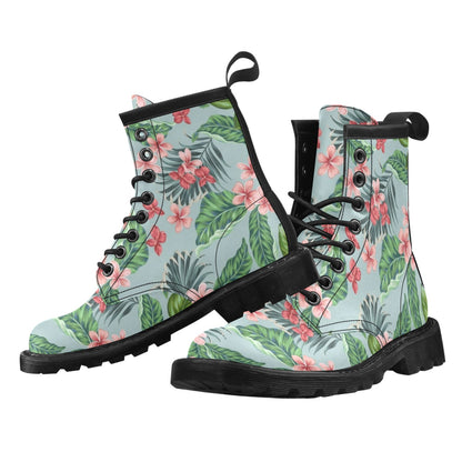 Plumeria Pattern Print Design PM027 Women's Boots