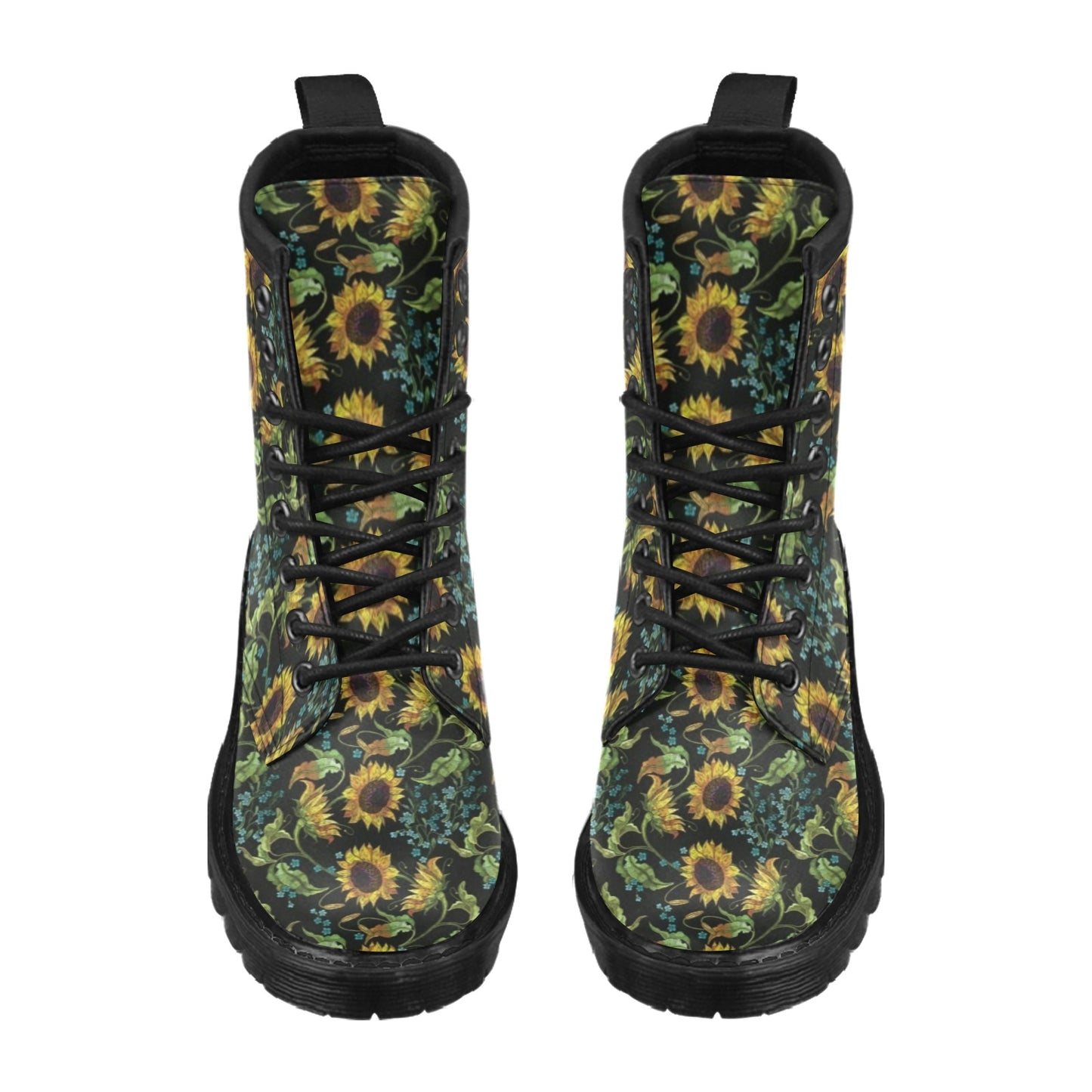Sunflower Print Design LKS308 Women's Boots