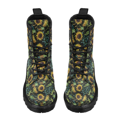 Sunflower Print Design LKS308 Women's Boots