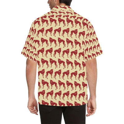 Whippets Print Design LKS301 Men's Hawaiian Shirt