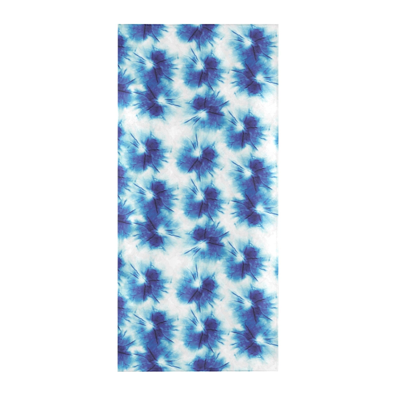 Tie Dye Blue Print Design LKS305 Beach Towel 32" x 71"