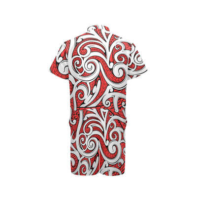 Maori Polynesian Themed Design Print Men's Romper