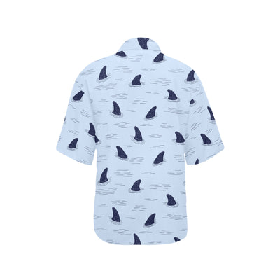 Shark Fin Women's Hawaiian Shirt