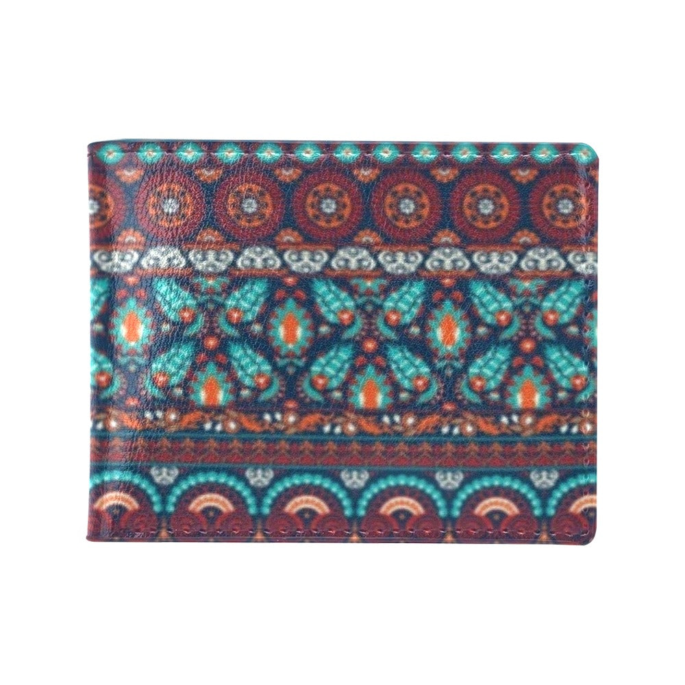 Suzani Print Design LKS302 Men's ID Card Wallet