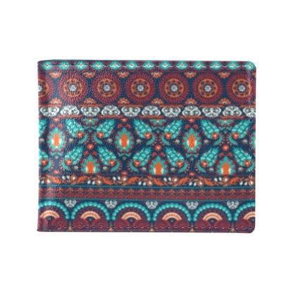 Suzani Print Design LKS302 Men's ID Card Wallet