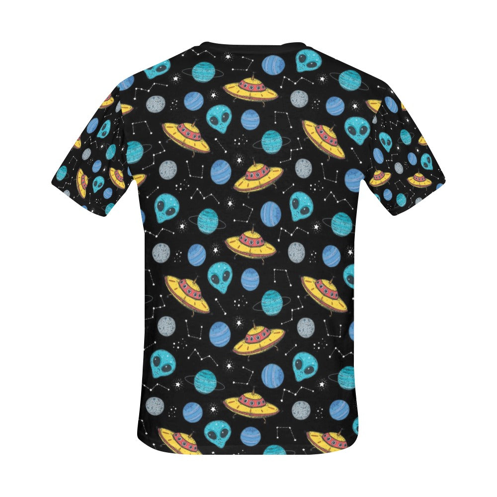 UFO Alien Print Design LKS306 Men's All Over Print T-shirt