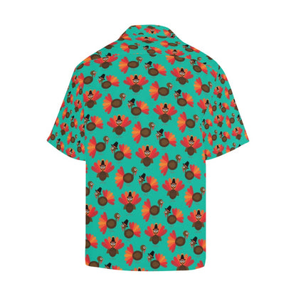 Thanksgiving Print Design LKS307 Men's Hawaiian Shirt