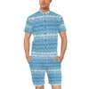 Wave Print Design LKS301 Men's Romper