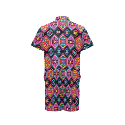 Mexican Pattern Print Design 02 Men's Romper