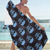 Skull Print Design LKS3012 Beach Towel 32" x 71"