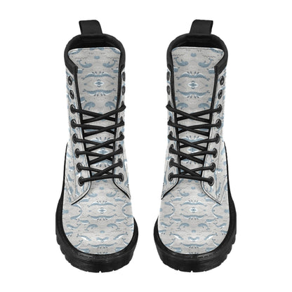Narwhal Pattern Print Women's Boots