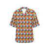 African Fashion Print Pattern Women's Hawaiian Shirt