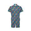 Surfboard Colorful Print Design LKS302 Men's Romper