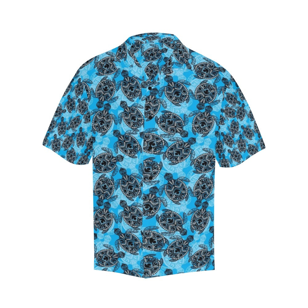 Tribal Pattern Print Design LKS307 Men's Hawaiian Shirt