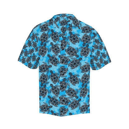 Tribal Pattern Print Design LKS307 Men's Hawaiian Shirt