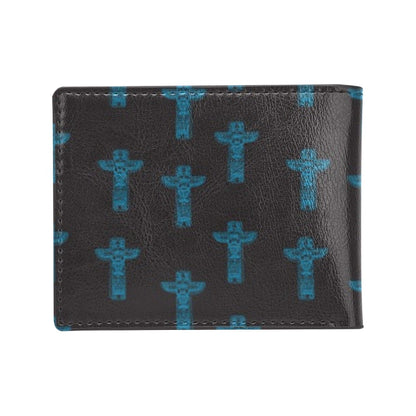 Totem Print Design LKS304 Men's ID Card Wallet