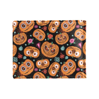 Halloween Print Design LKS402 Men's ID Card Wallet