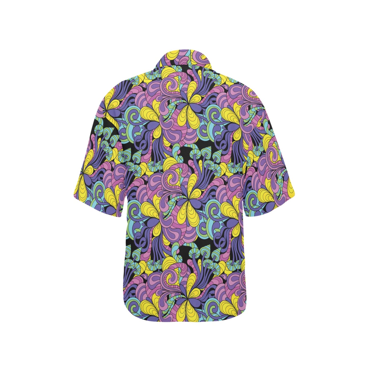 Trippy Print Design LKS305 Women's Hawaiian Shirt