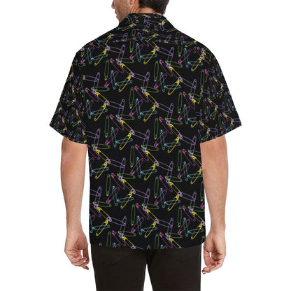 Safety Pin Print Design LKS304 Men's Hawaiian Shirt