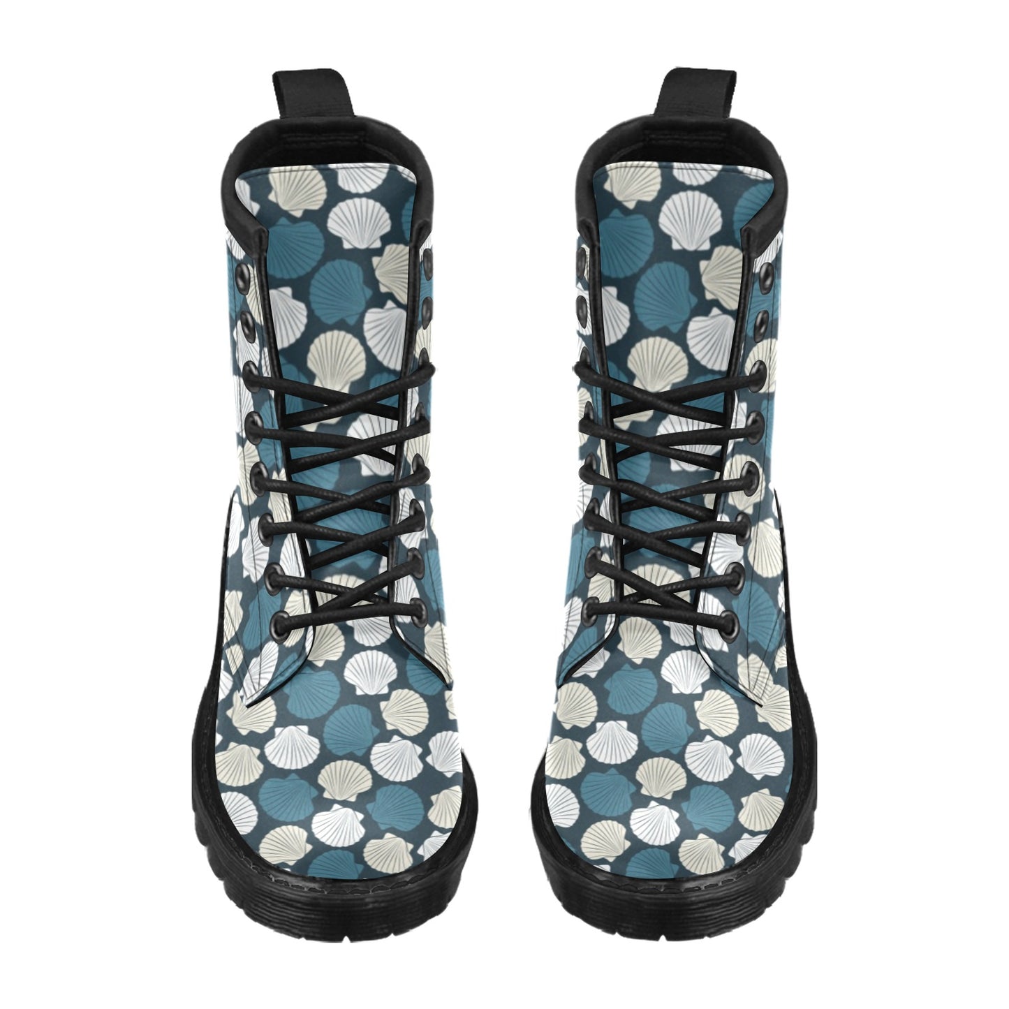 Seashell Print Design LKS3013 Women's Boots