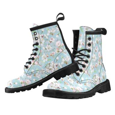 Apple blossom Pattern Print Design AB06 Women's Boots