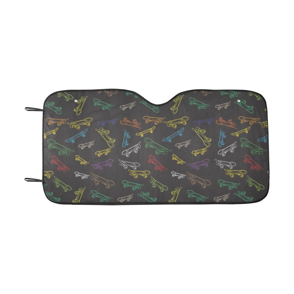 Skateboard Print Design LKS301 Car front Windshield Sun Shade