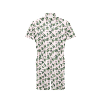 Aloha Beach Pattern Design Themed Print Men's Romper