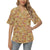 Hippie Print Design LKS305 Women's Hawaiian Shirt
