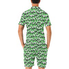 Panda Bear Pattern Themed Print Men's Romper