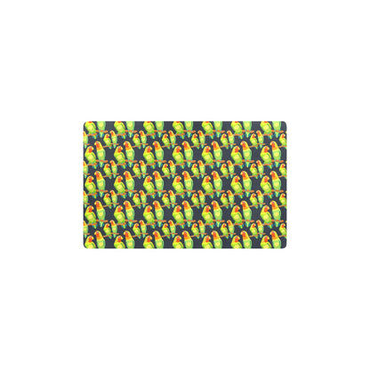 Lovebird Pattern Print Design 01 Kitchen Mat