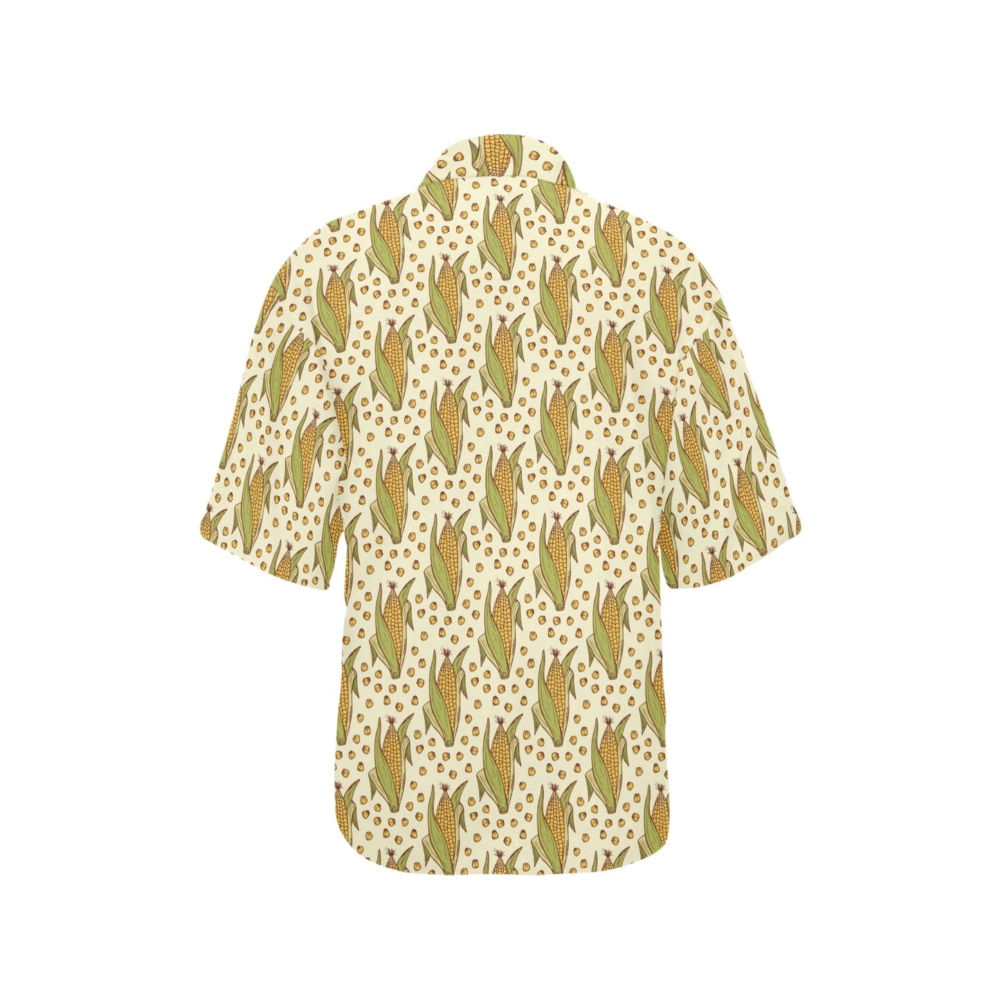 Corn Pattern Print Design 01 Women's Hawaiian Shirt