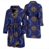 Celestial Moon Sun Pattern Print Design 01 Men Bathrobe-JORJUNE.COM