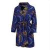 Celestial Moon Sun Pattern Print Design 01 Men Bathrobe-JORJUNE.COM