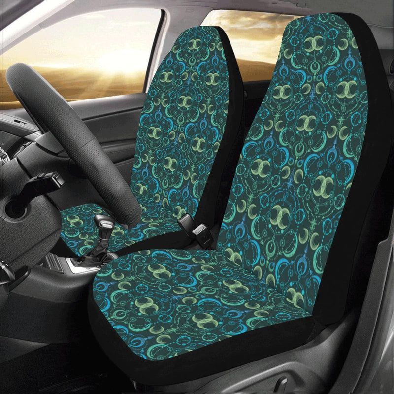 Celestial Pattern Print Design 07 Car Seat Covers (Set of 2)-JORJUNE.COM