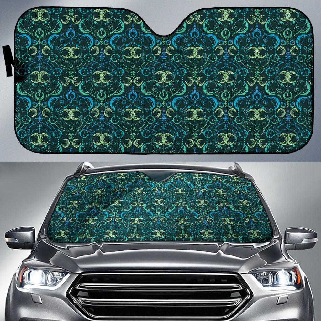 Celestial Pattern Print Design 07 Car Sun Shade-JORJUNE.COM