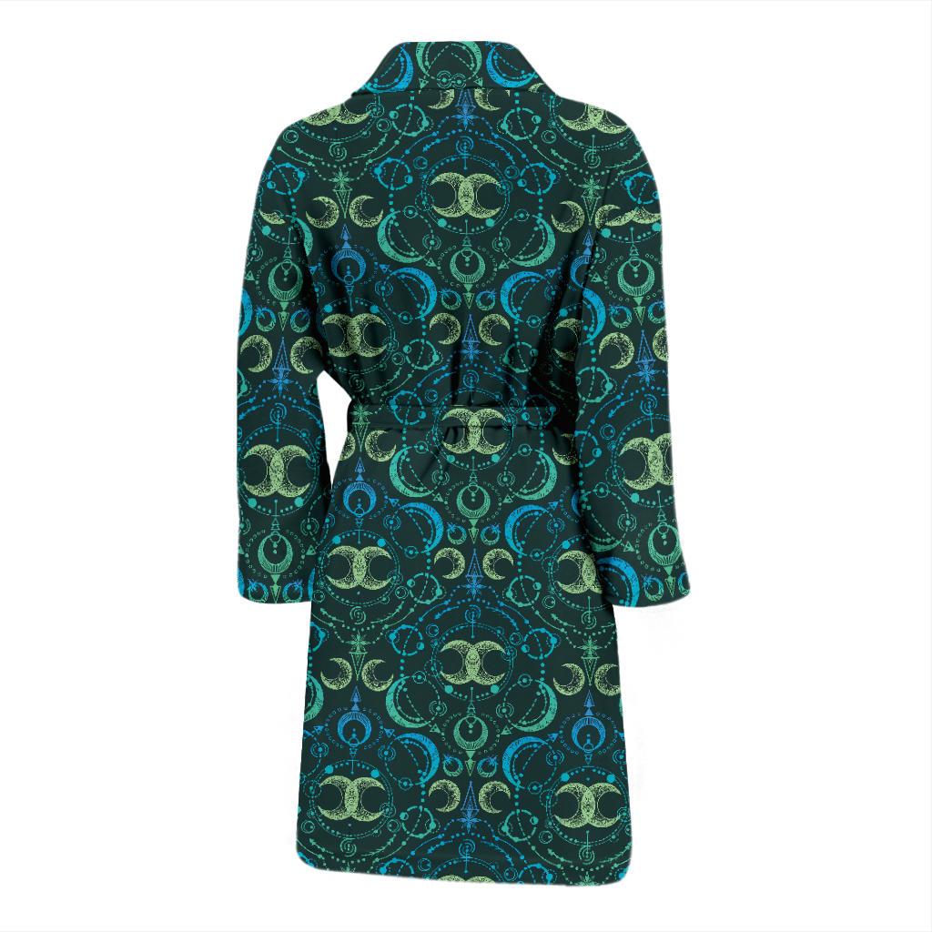 Celestial Pattern Print Design 07 Men Bathrobe-JORJUNE.COM