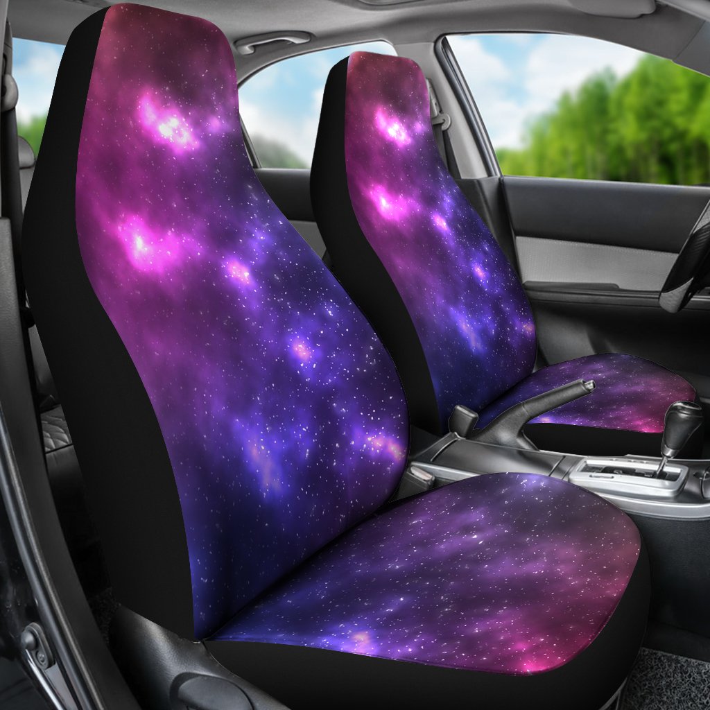 Celestial Purple Blue Galaxy Universal Fit Car Seat Covers