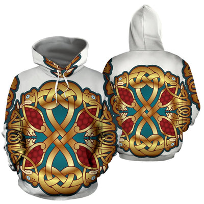 Celtic Design All Over Print Hoodie