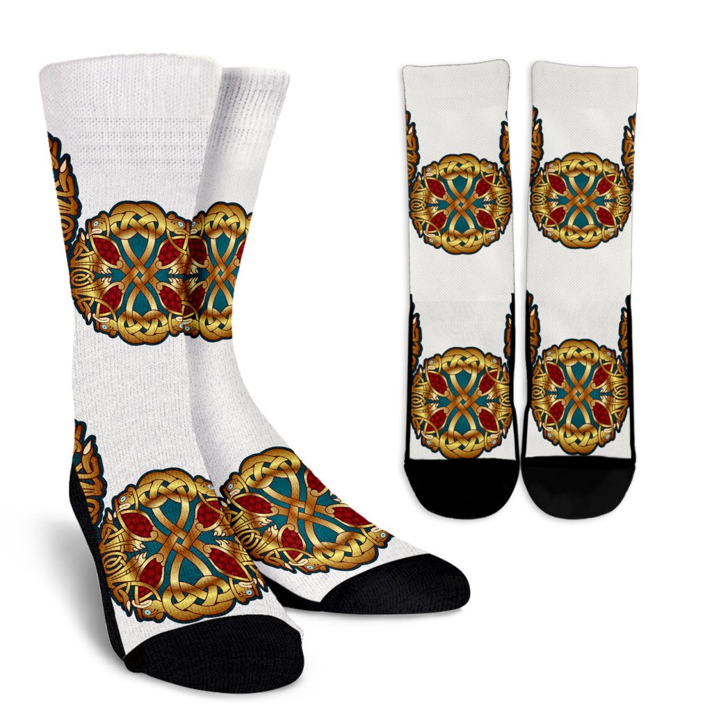 Celtic Design Crew Socks