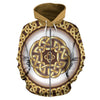 Celtic Gold All Over Zip Up Hoodie