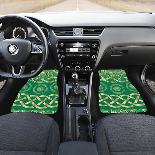Celtic Green Car Floor Mats