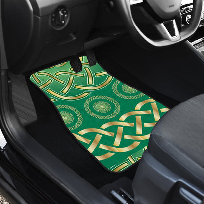Celtic Green Car Floor Mats