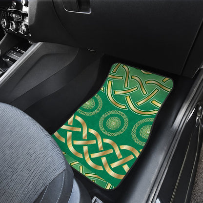 Celtic Green Car Floor Mats