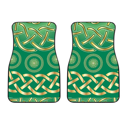 Celtic Green Car Floor Mats