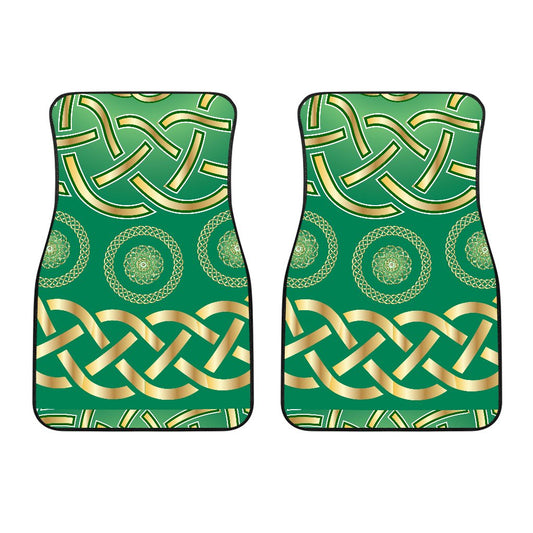 Celtic Green Car Floor Mats