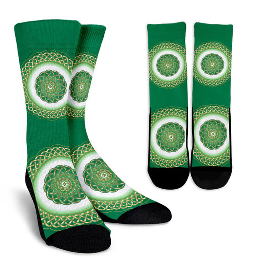 Celtic Green Crew Socks